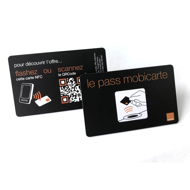 UV Printing Glossy RFID PVC Card Matte Black 125Khz Key Card Access Control Smart Card
