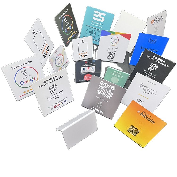 13.56mhz Waterproof Smart RFID Social Media Nfc Card Google Review Cards
