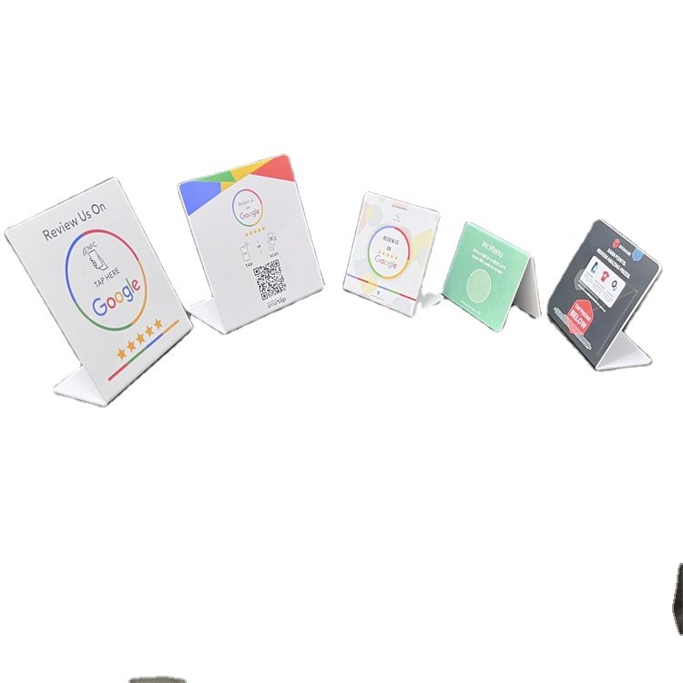 13.56mhz Waterproof Smart RFID Social Media Nfc Card Google Review Cards
