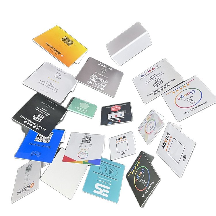 13.56mhz Waterproof Smart RFID Social Media Nfc Card Google Review Cards