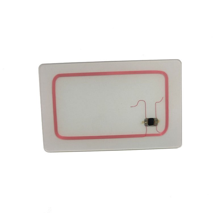 Customized Factory Price 13.56Khz CMYK printing transparent blank nfc pvc business card