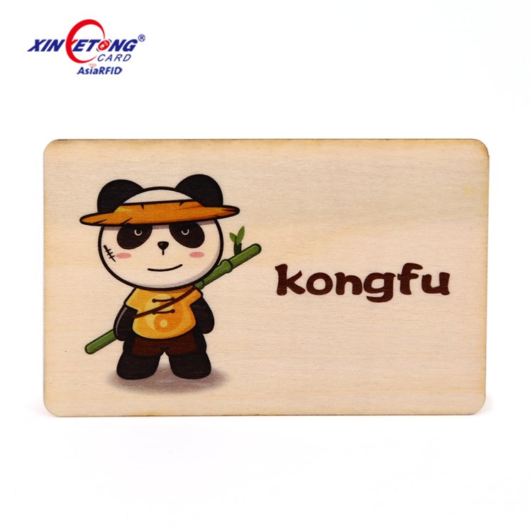 Free Sample High Quality Access Control Eco-friendly RFID Wooden Card