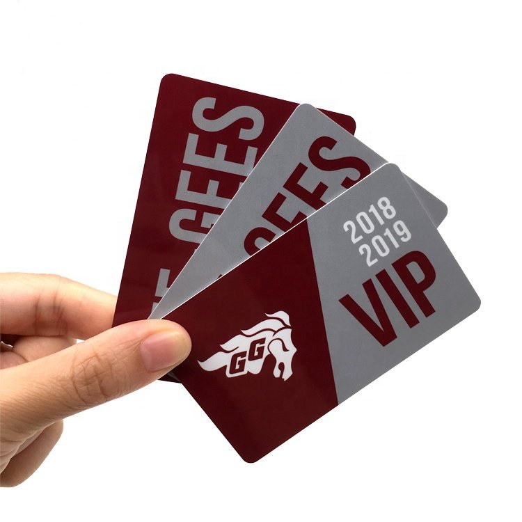 Customized Wholesale Smart Chip PVC RFID Plastic 13.56Mhz RFID Card