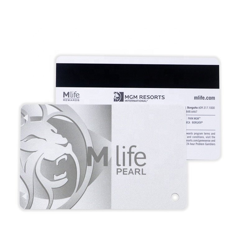 Spa salon club restaurant vip membership card Custom pvc smart plastic cards with Magnetic Strip