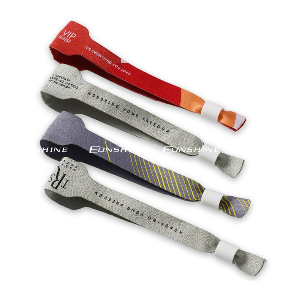 Custom RFID Card Wristbands with Chip Plastic Tags NFC Wrist Band Fabric Wristband for Events
