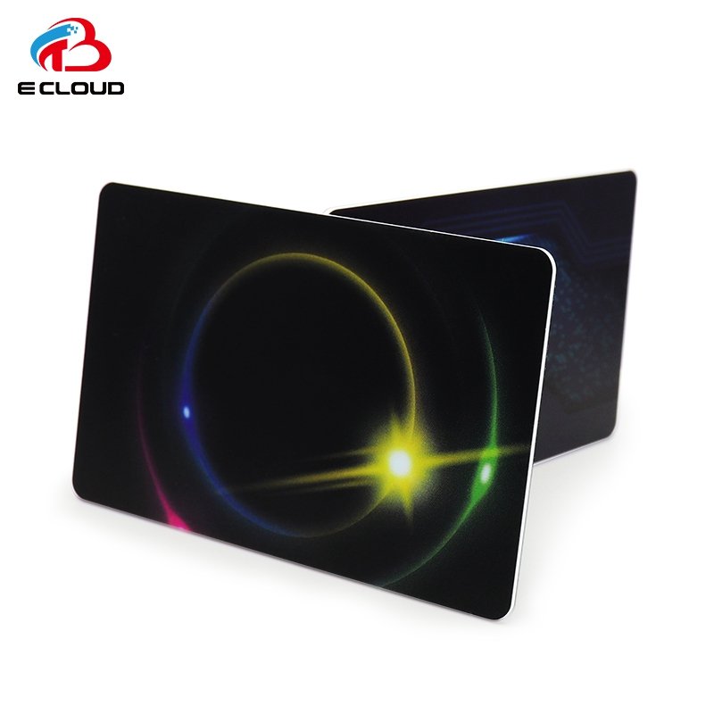 RFID PVC Custom Flash Led Business Card NFC 13.56Mhz Access Control Smart Hotel Key Card