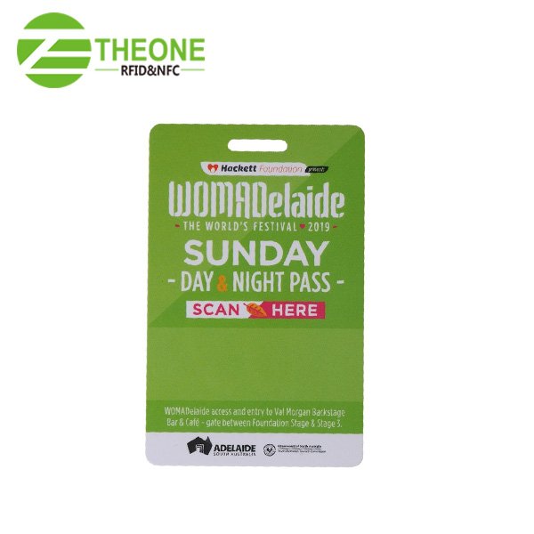 Customized printing 13.56Mhz programmable nfc ticket event rfid payment card