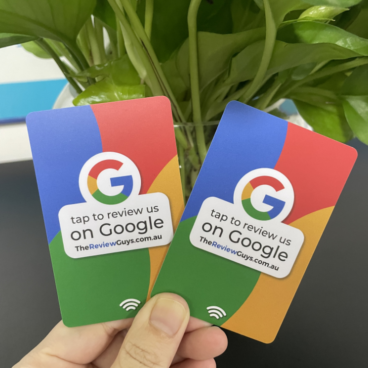 Hotsell Custom Google Review NFC Card Social Media Card Reviewing on Google Business Cards