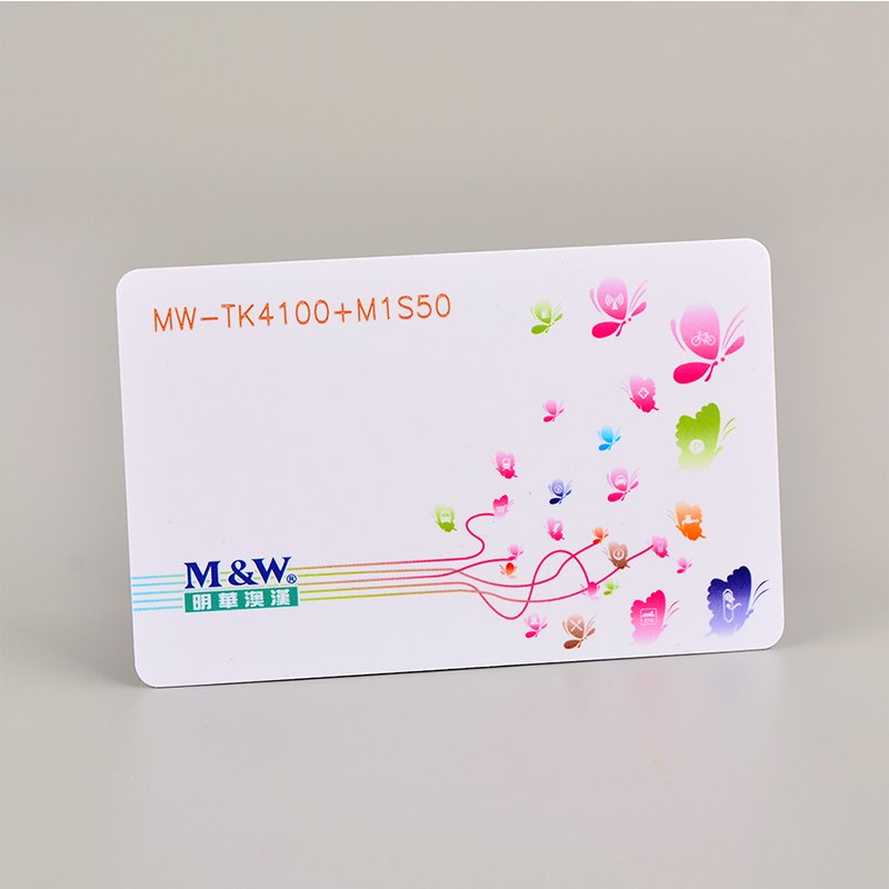 Custom Contactless RFID EM4100 / Tk4100 Chip Access Control ID Card 125khz - 134Khz PVC Smart Blank RFID Card