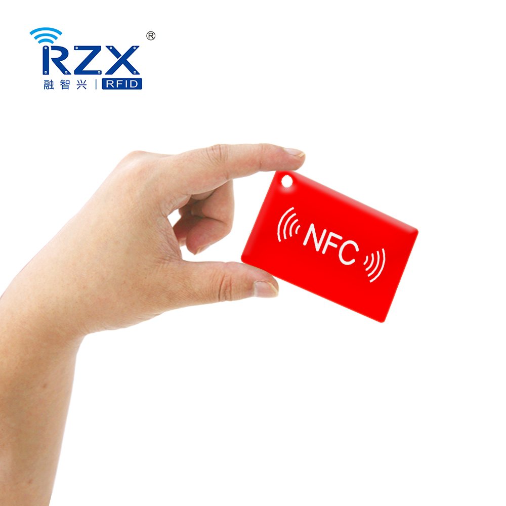 Printable Logo Custom Color F08 13.56Mhz RFID Epoxy Electric Vehicle Charging Card Access Control