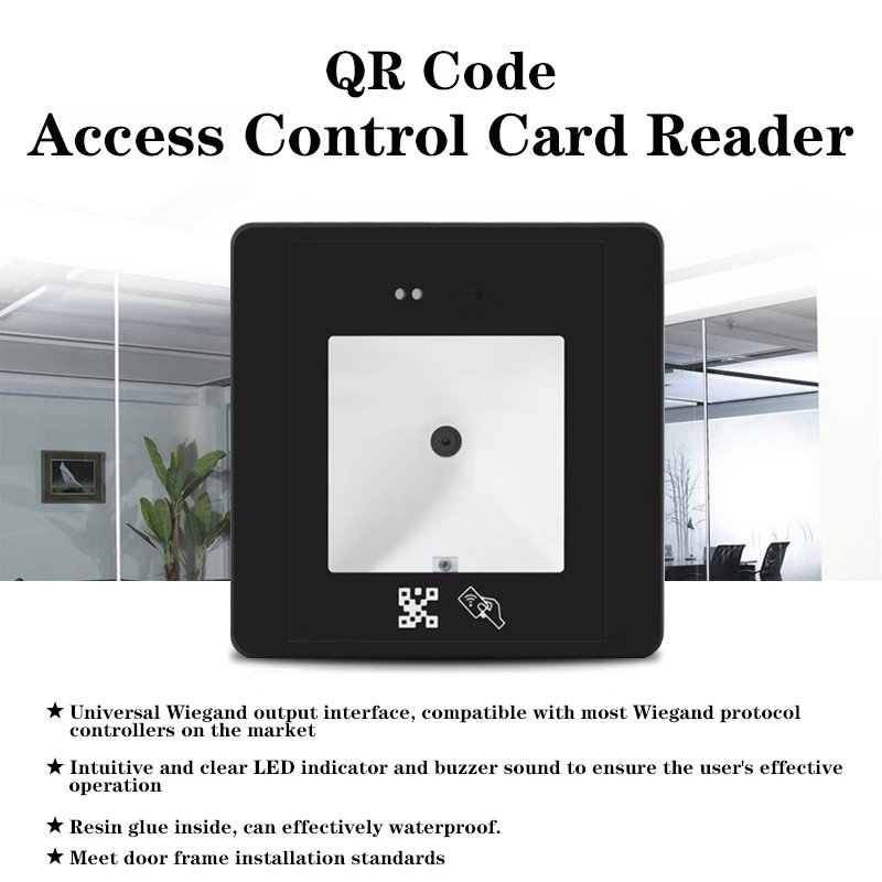 13.56mhz Customized NFC QR Code Reader RFID Outdoor Access Control Card Reader UHF Reader