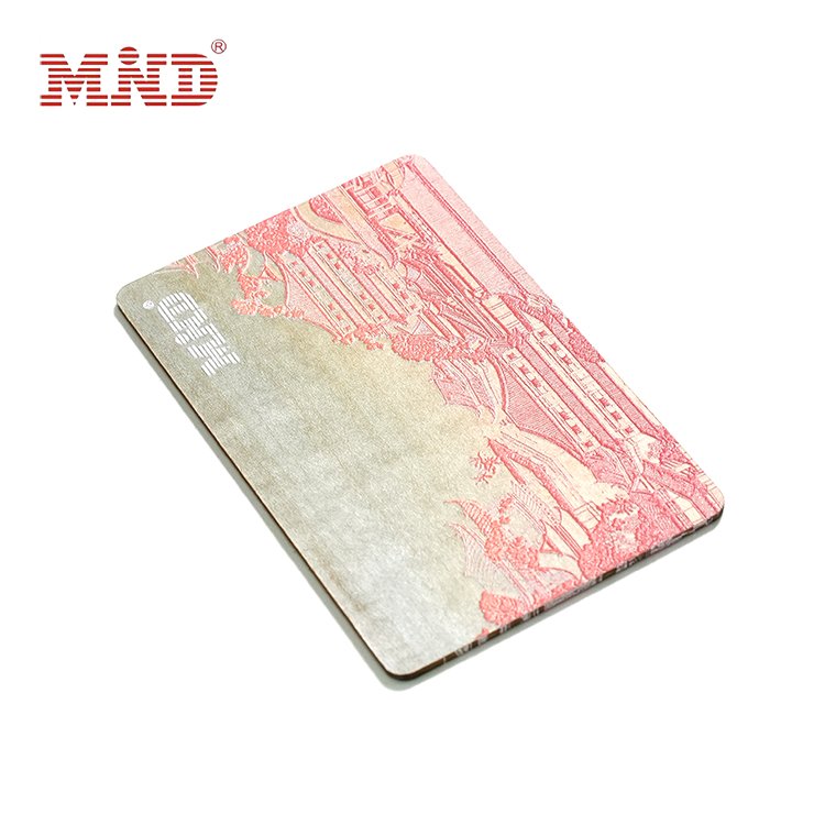 Luxurious Customized 13.56Mhz RFID PVC/Paper/Wood Access Control Key Card