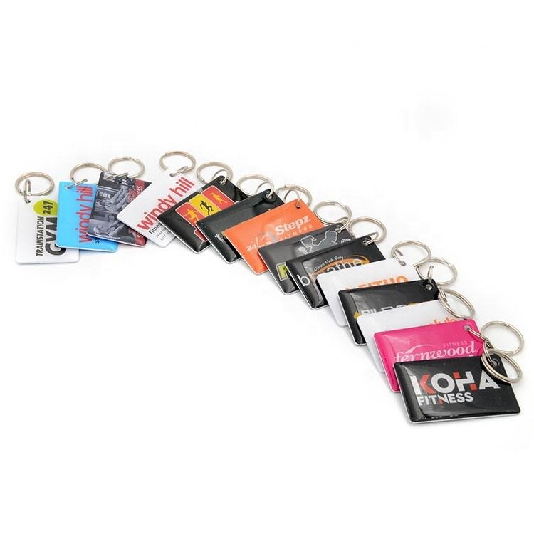 Access Control Pvc Business Nfc 13.56Mzh Epoxy RFID Bus Key Tag Smart Card RFID Tag Printing Logo Epoxy card