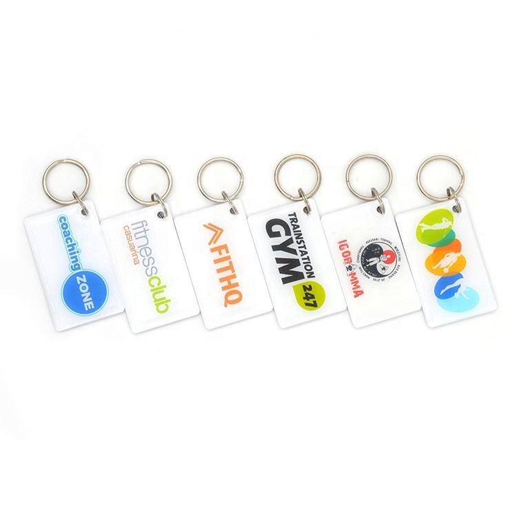 Access Control Pvc Business Nfc 13.56Mzh Epoxy RFID Bus Key Tag Smart Card RFID Tag Printing Logo Epoxy card