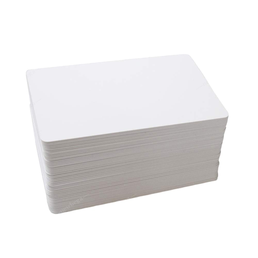 Factory price Glossy finish PVC White NFC Card NFC213 Blank Card for NFC Digital Business Card Tap