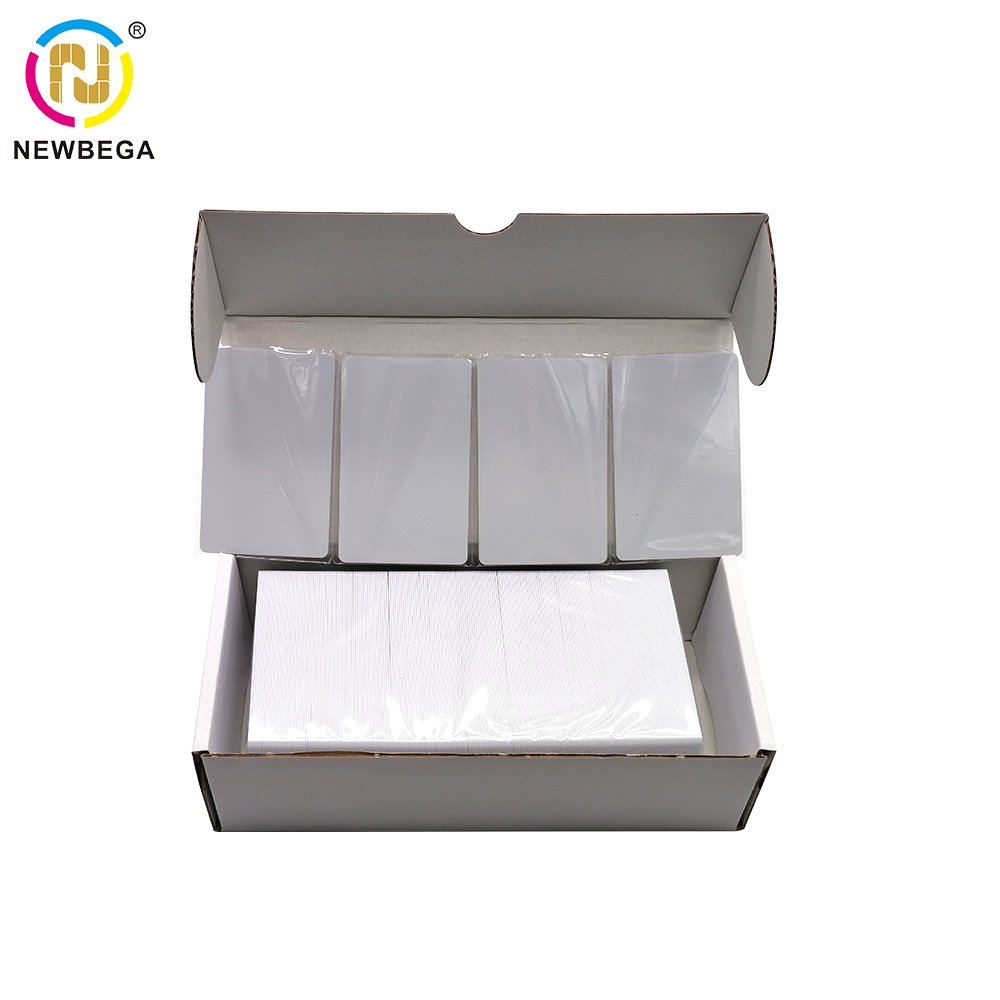 Factory price Glossy finish PVC White NFC Card NFC213 Blank Card for NFC Digital Business Card Tap