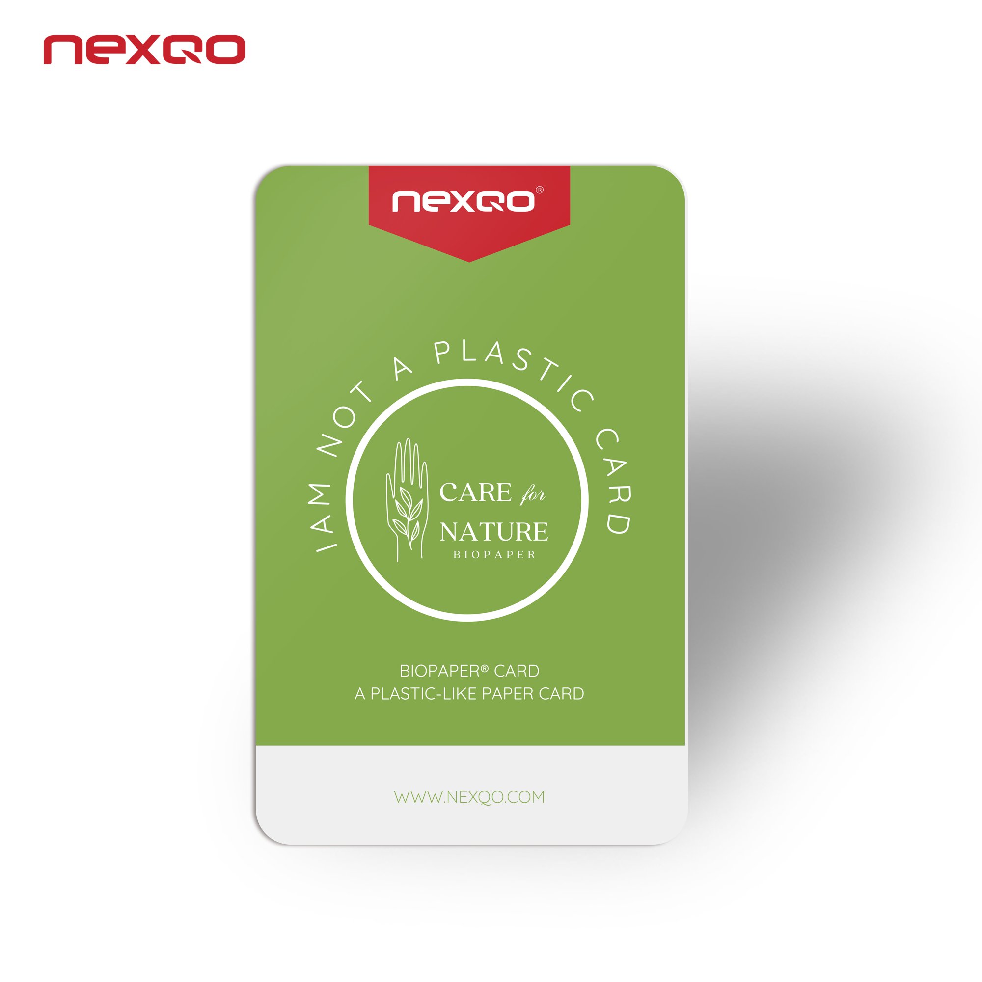 Eco-friendly RFID BioPaper Card Full-color Printing Business NFC Card