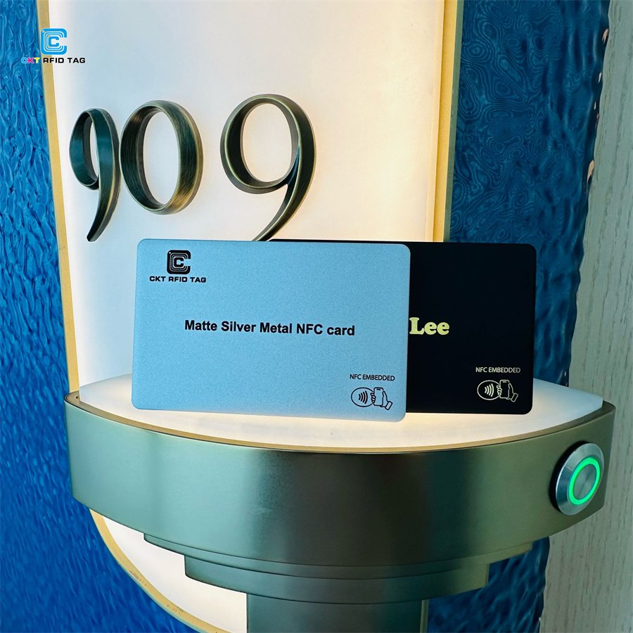 CKT Metal Digital Business Card - Smart NFC Card - Tap or Scan to Share