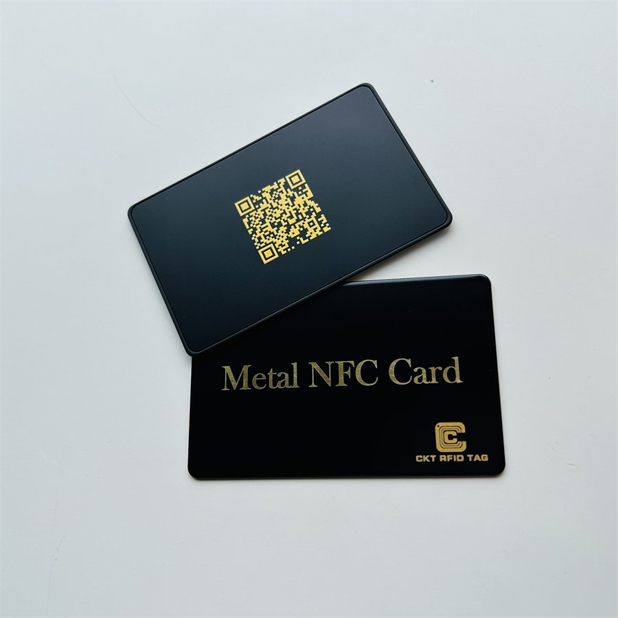 CKT Metal Digital Business Card - Smart NFC Card - Tap or Scan to Share