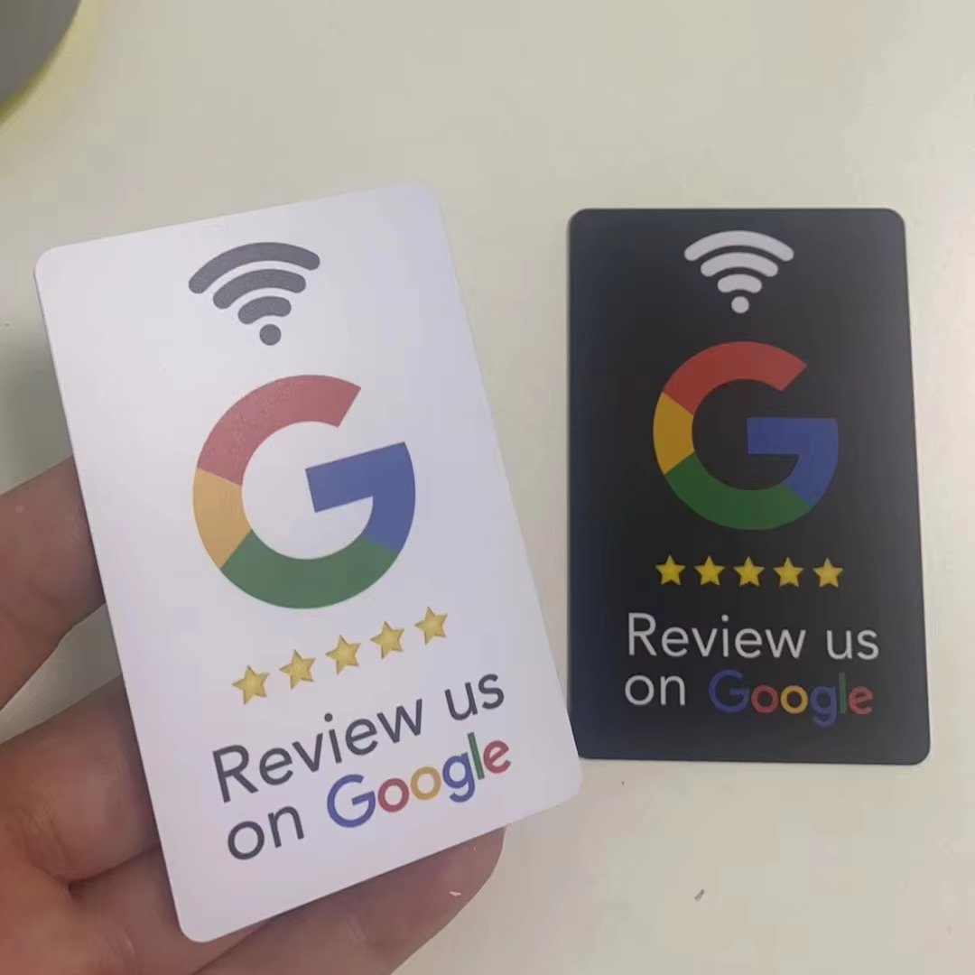 Google review NFC Smart Card Custom Printed 213 215 216 DNA Chip Card PVC Blank RIFD Card