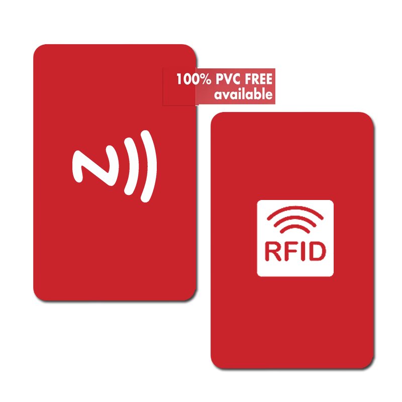 Custom Waterproof Plastic PVC contactless smart chip 13.56MHz Student ID staff Hotel key cards door Access control NFC RFID card