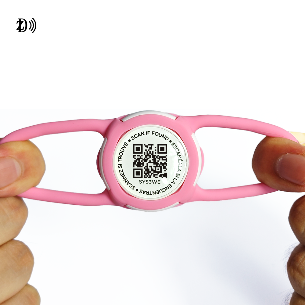 13.56Mhz New Mold Dog Pet Tag For Engraving NFC Custom QR Code RFID Silicone Pet Tag
