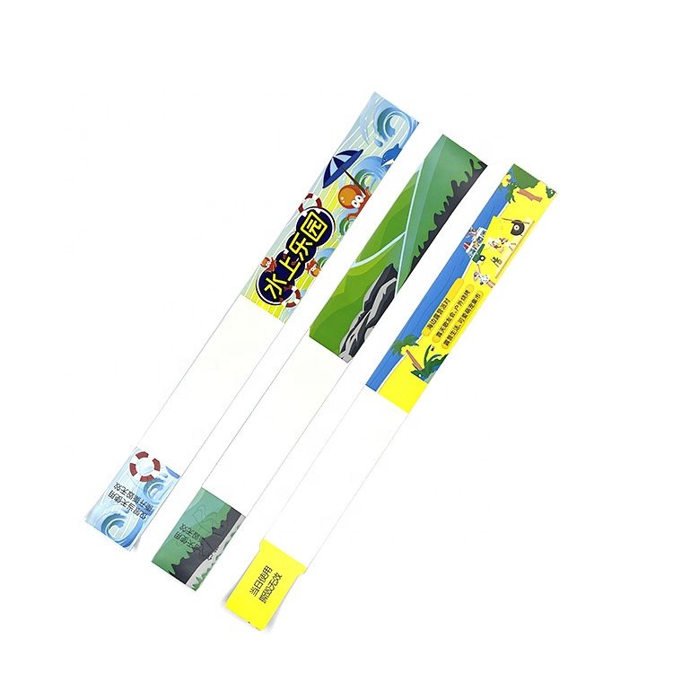 Personal Customization Writable Waterproof NFC Silicone Wristband RFID DuPont Paper Bracelet For Medical / Attendance Management