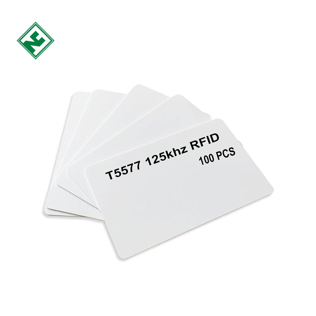 Printable Blank White PVC Card 125KHz Proximity RFID Card T5577 Hotel Key Card