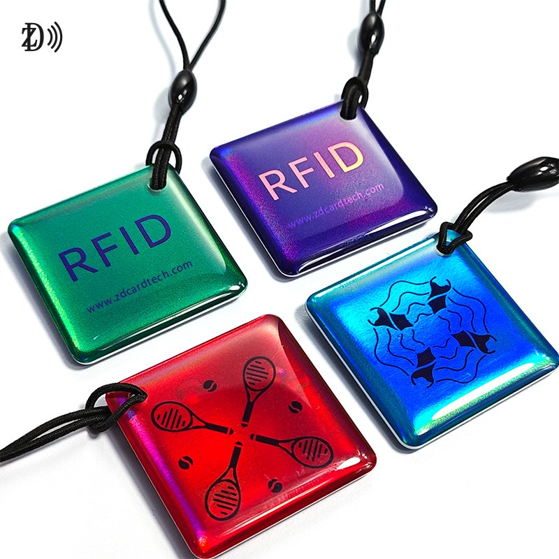 Customized Printing MIFARE Classic 1K Access Control NFC RFID Tag Epoxy Hologram Label Card