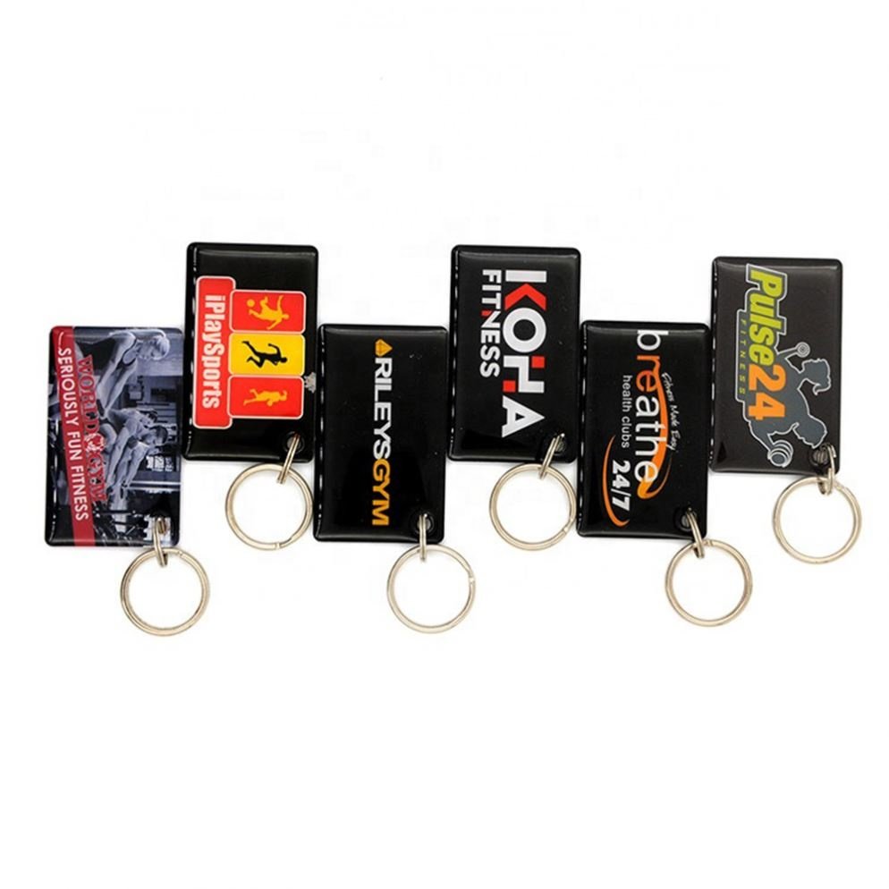 YTS custom epoxy tag keychain smart NFC rfid access control cards