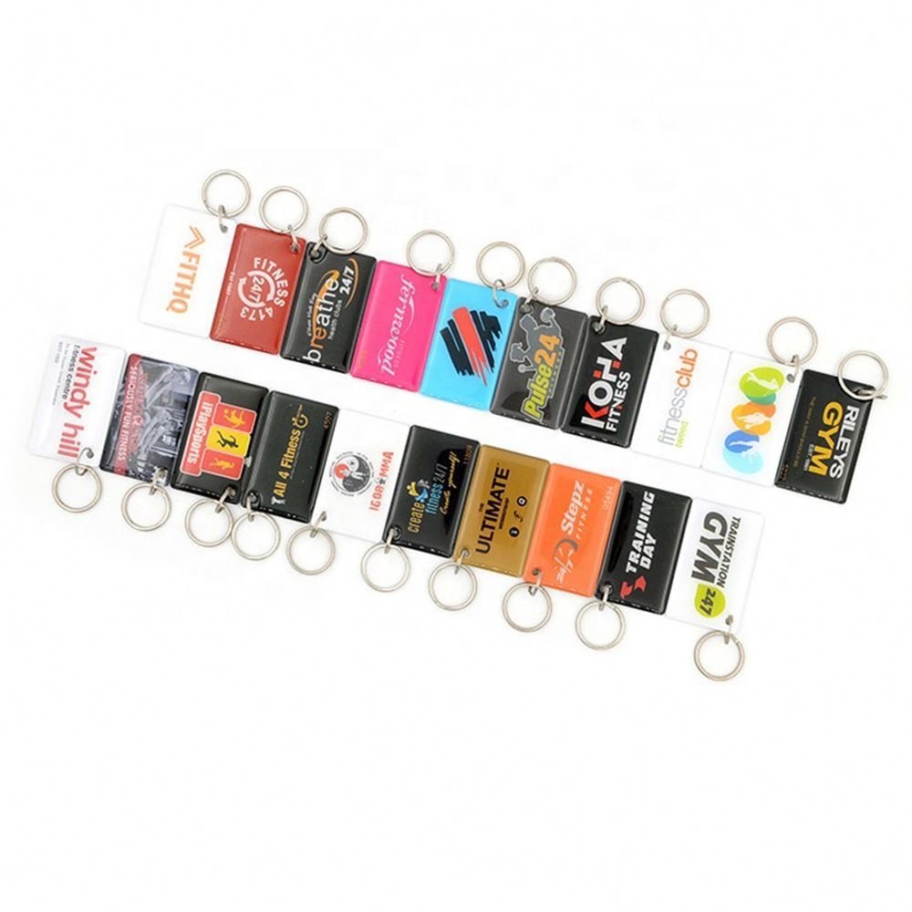 YTS custom epoxy tag keychain smart NFC rfid access control cards