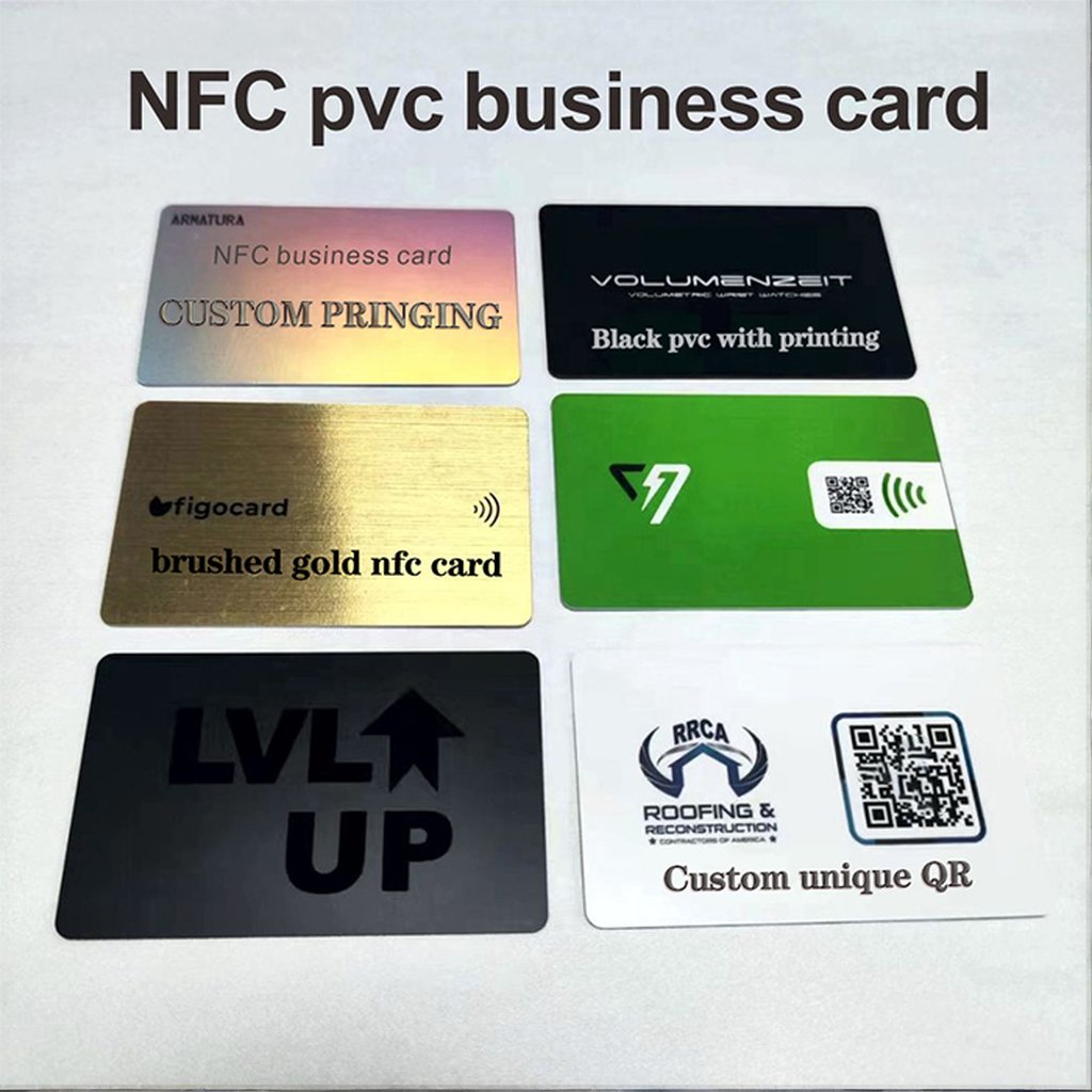 Personalized pvc card rfid nfc card custom pvc access control nfc inkjet card