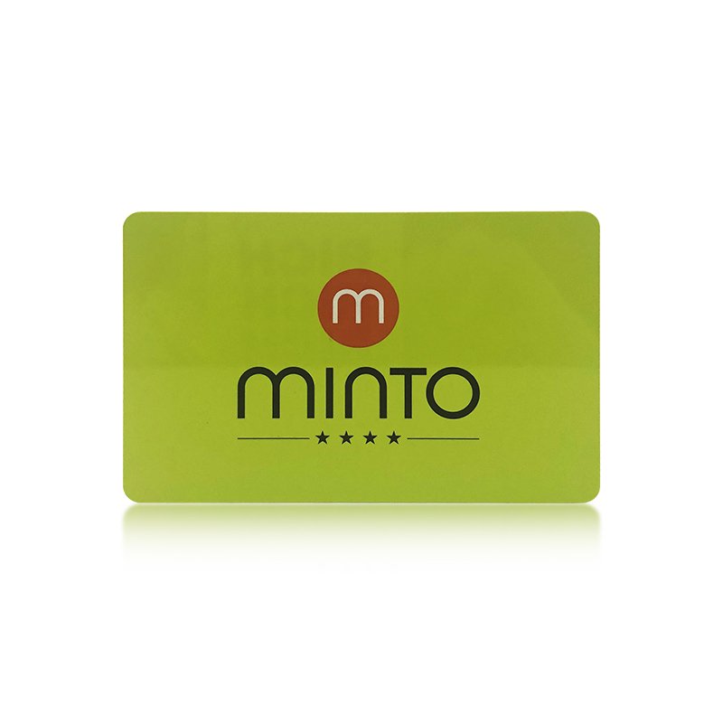 Hotel card key F08 13.56 mhz smart RPVC PET PETG PLA Bio material keycard RFID room hotel key card custom