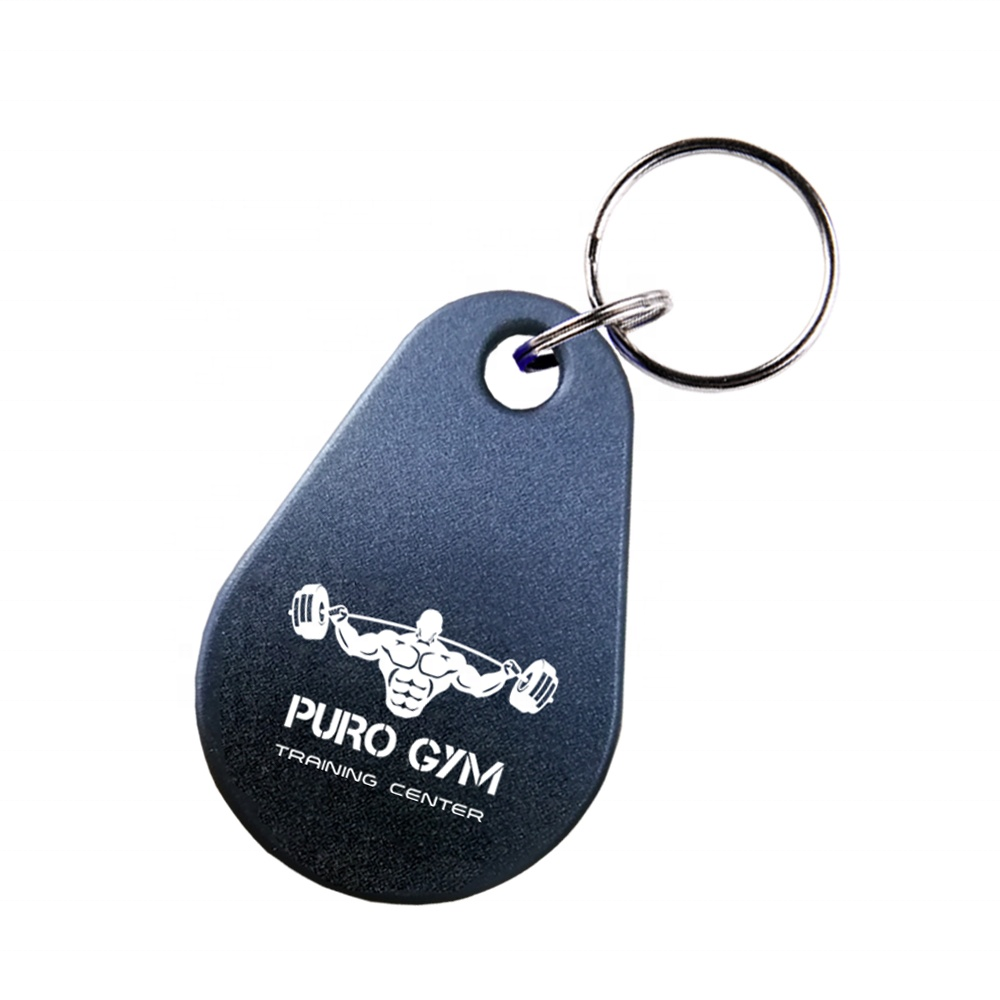Customized Logo LF/HF 125Khz 13.56Mhz ABS RFID Key Fob Tag Card NFC Keychain For Access Control