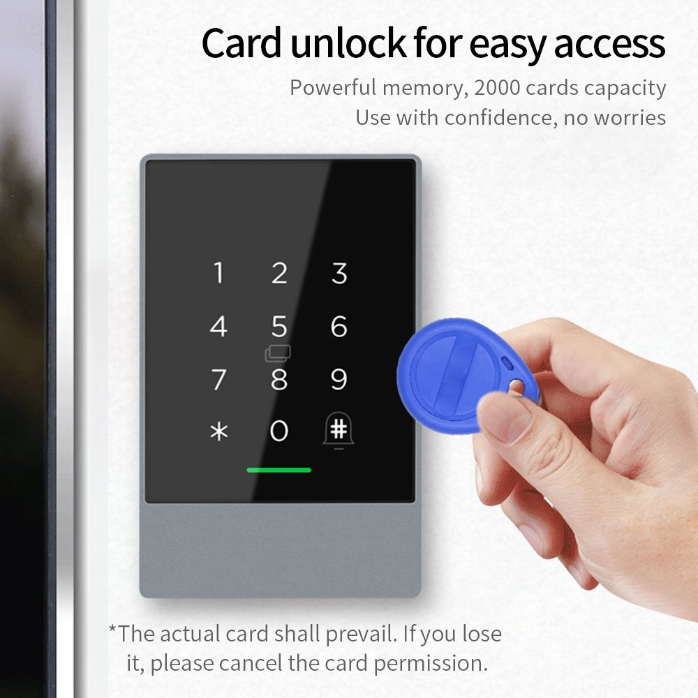 K3F IP67 Waterproof Fingerprint RFID Door Controller App Remote Control Keypad Password Card bluetooth 13.56Mhz Access Reader