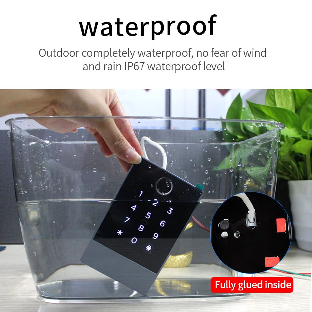 K3F IP67 Waterproof Fingerprint RFID Door Controller App Remote Control Keypad Password Card bluetooth 13.56Mhz Access Reader