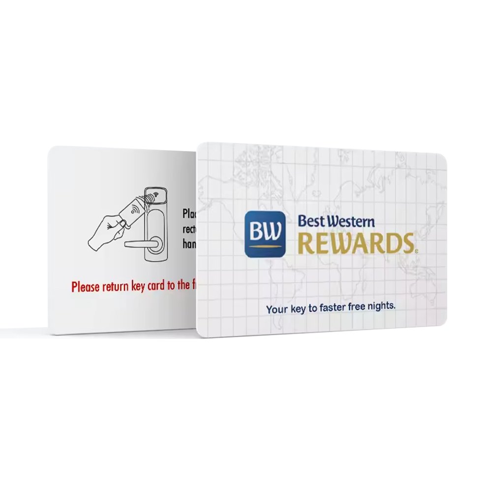 Luxury PVC RFID Chip Smart Induction Key Card Rfid Hotel Room Key Card