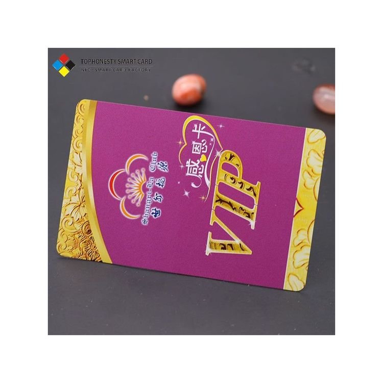 Good Reputation PVC Gift Vip Loyalty Membership Card PC Card with NFC & RFID Waterproof PVC Material
