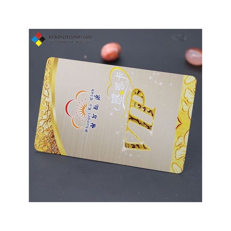 Good Reputation PVC Gift Vip Loyalty Membership Card PC Card with NFC & RFID Waterproof PVC Material