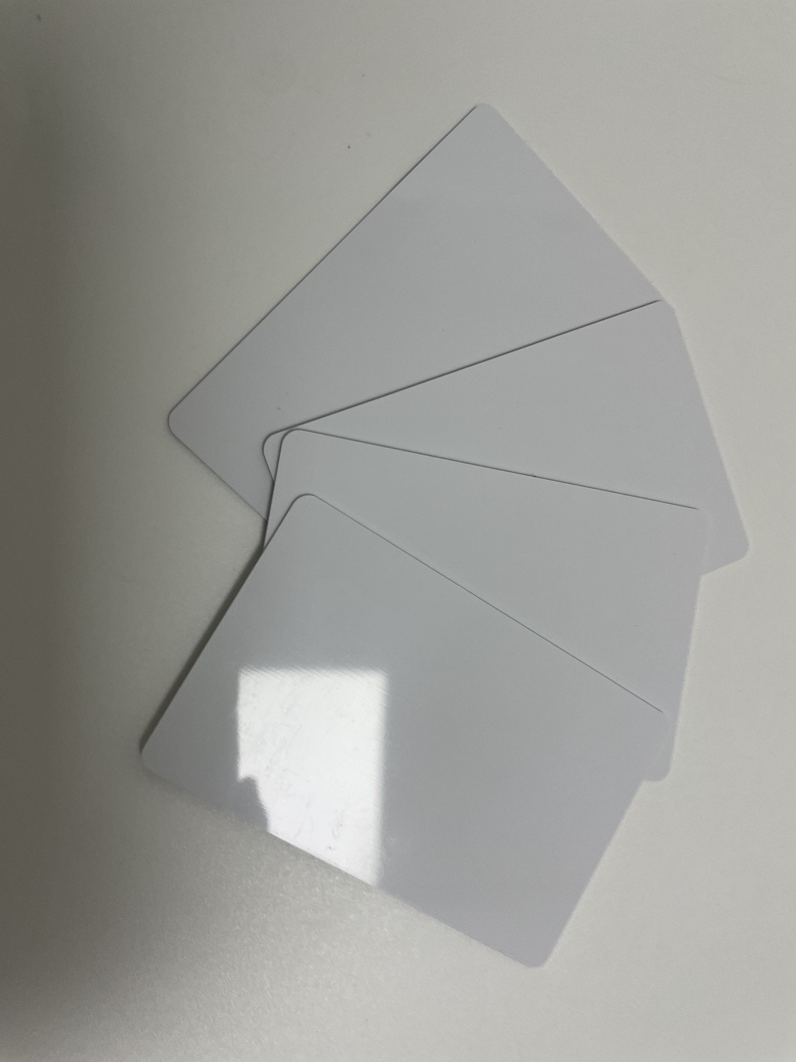 13.56mhz custom rewritable rfid white PVC card with chip classic MF 1K/4K/8K ISO14443A S50 smart access contactless cards