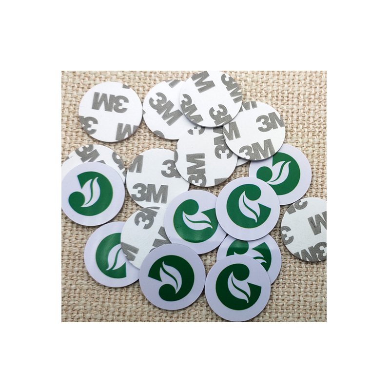 18mm Tk4100 RFID Coin Tag 125khz RFID PVC 125 khz RFID Tag For Asset Management