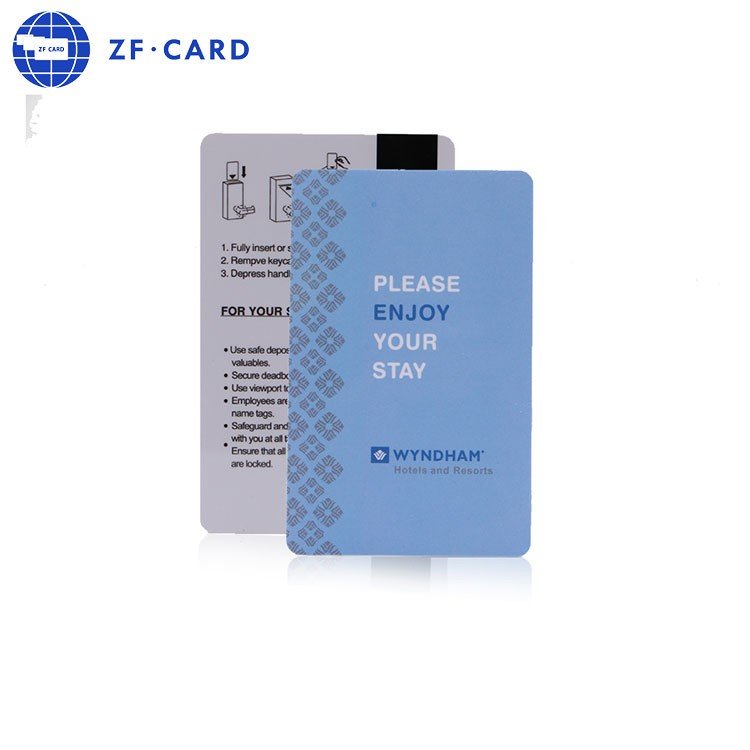 Hotel Magnetic Stripe Cards manufacture Custom Design 13.56Mhz NTAG (R)216 RFID Access Control NFC Card