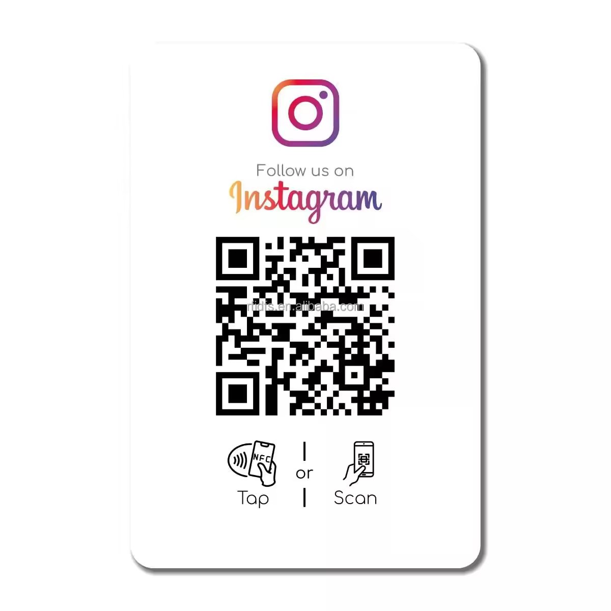 Custom logo programmable nfc-enabled facebook chips business cards 13.56MHz plastic RFID personal google review nfc pvc card