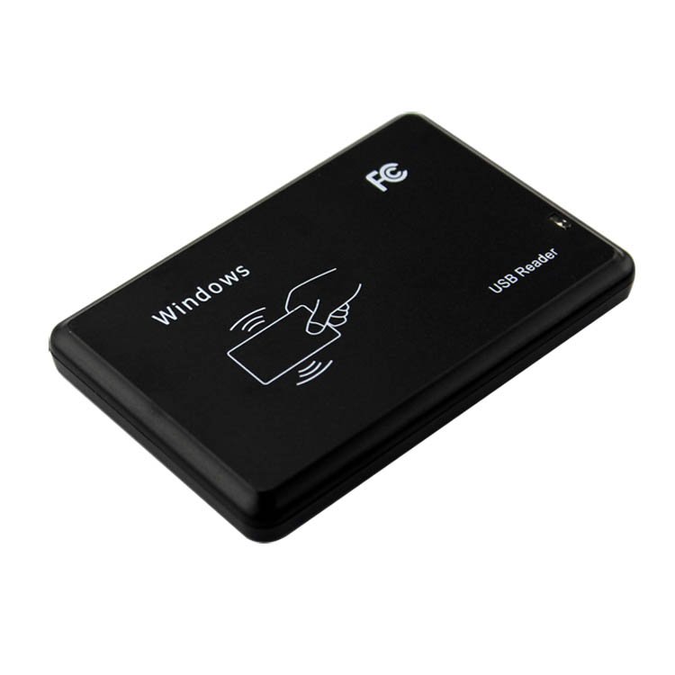 Both Frequency ID IC Card Reader USB RFID Keyfob Reader Access Control Card Machine