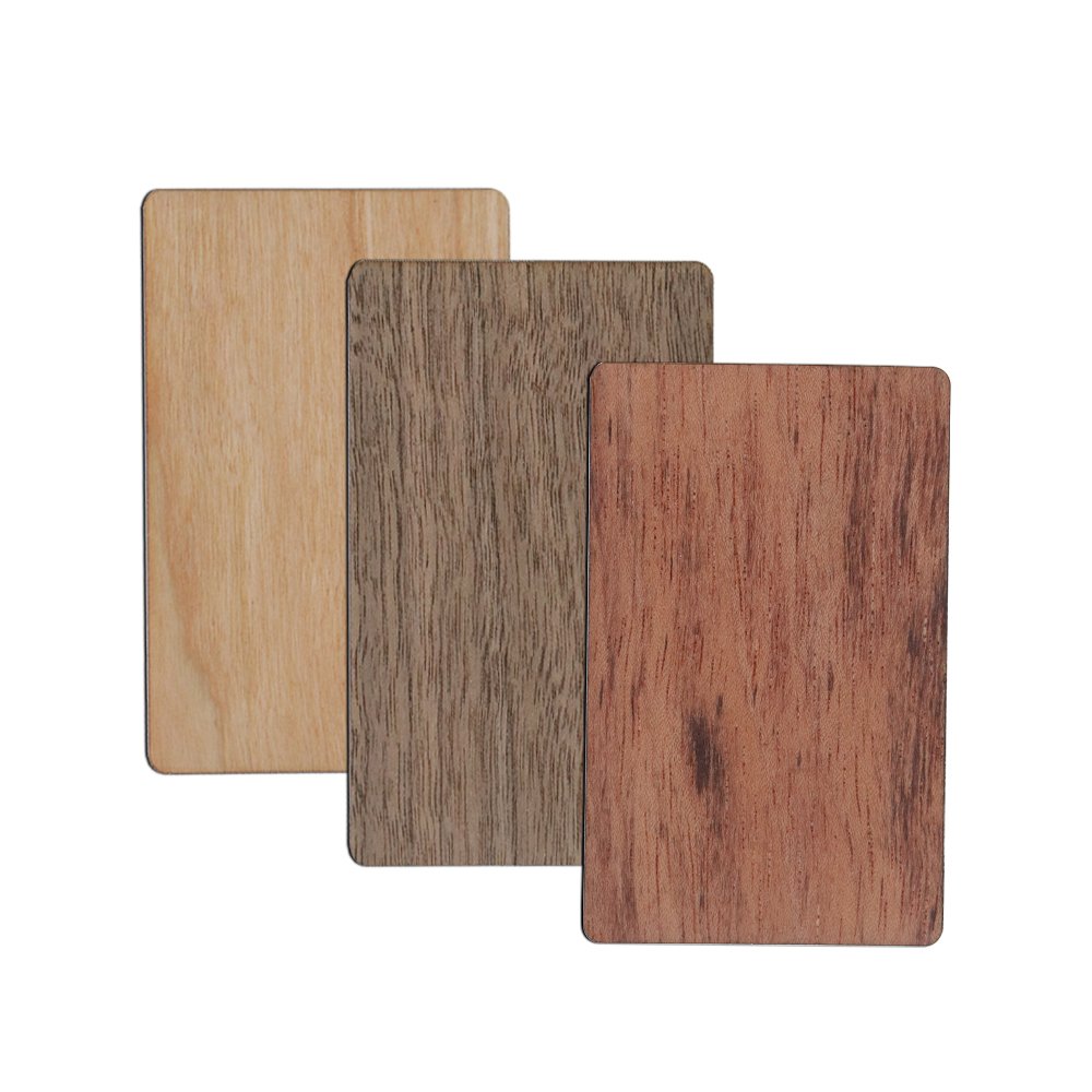 Wooden Magnetic Stripe card Membership Loyalty Card Vip Plastic blank wood Cards