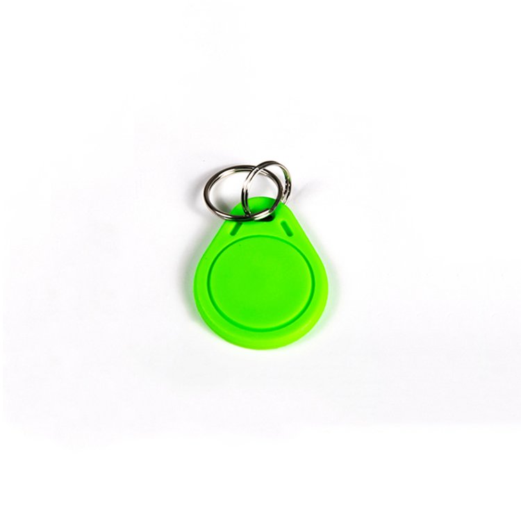Waterproof PVC 125KHz RFID Keyfob Mini Portable ISO 15693 Protocol ISO Keytag Loyalty 860-960MHz Frequency 1K Chip NFC