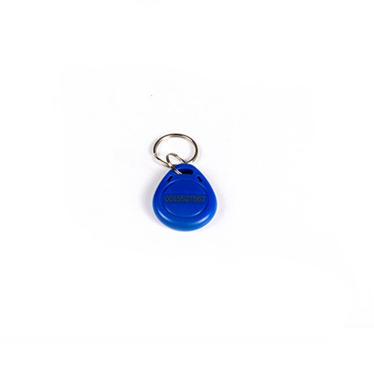 Waterproof PVC 125KHz RFID Keyfob Mini Portable ISO 15693 Protocol ISO Keytag Loyalty 860-960MHz Frequency 1K Chip NFC