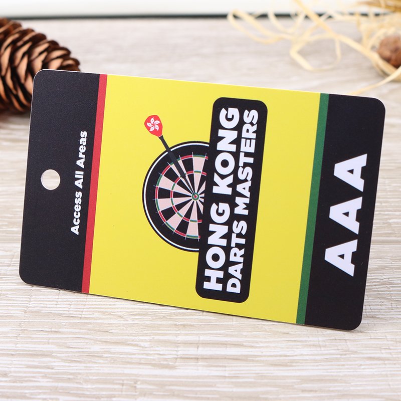 High Quality Credit Card Size Waterproof Plastic PVC Client Identification Card With Signature Panel membership card