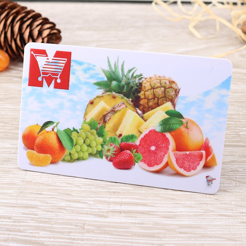 High Quality Credit Card Size Waterproof Plastic PVC Client Identification Card With Signature Panel membership card