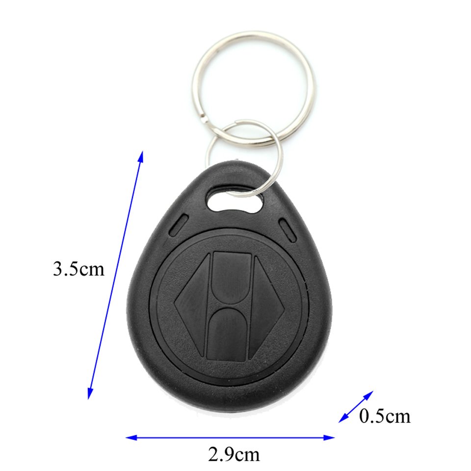 RFID 125khz EM4100 ID Keyfob RFID Tag Tags Access Control Card Porta TK4100 Key Fob Token Ring Proximity Chip